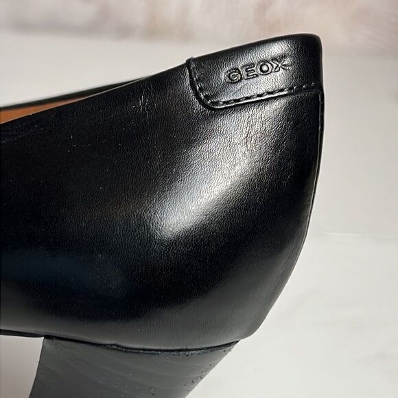 NWB GEOX Respira D Marian/D24Q3R Classic Black Leather Pumps US 9 - Picture 9 of 15